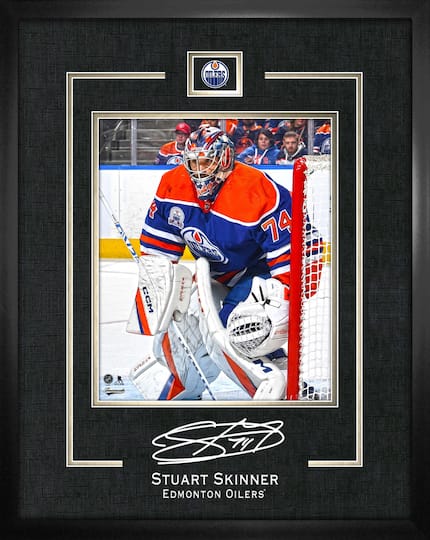 Stuart Skinner 16" x 20" Replica Signature Frame Oilers